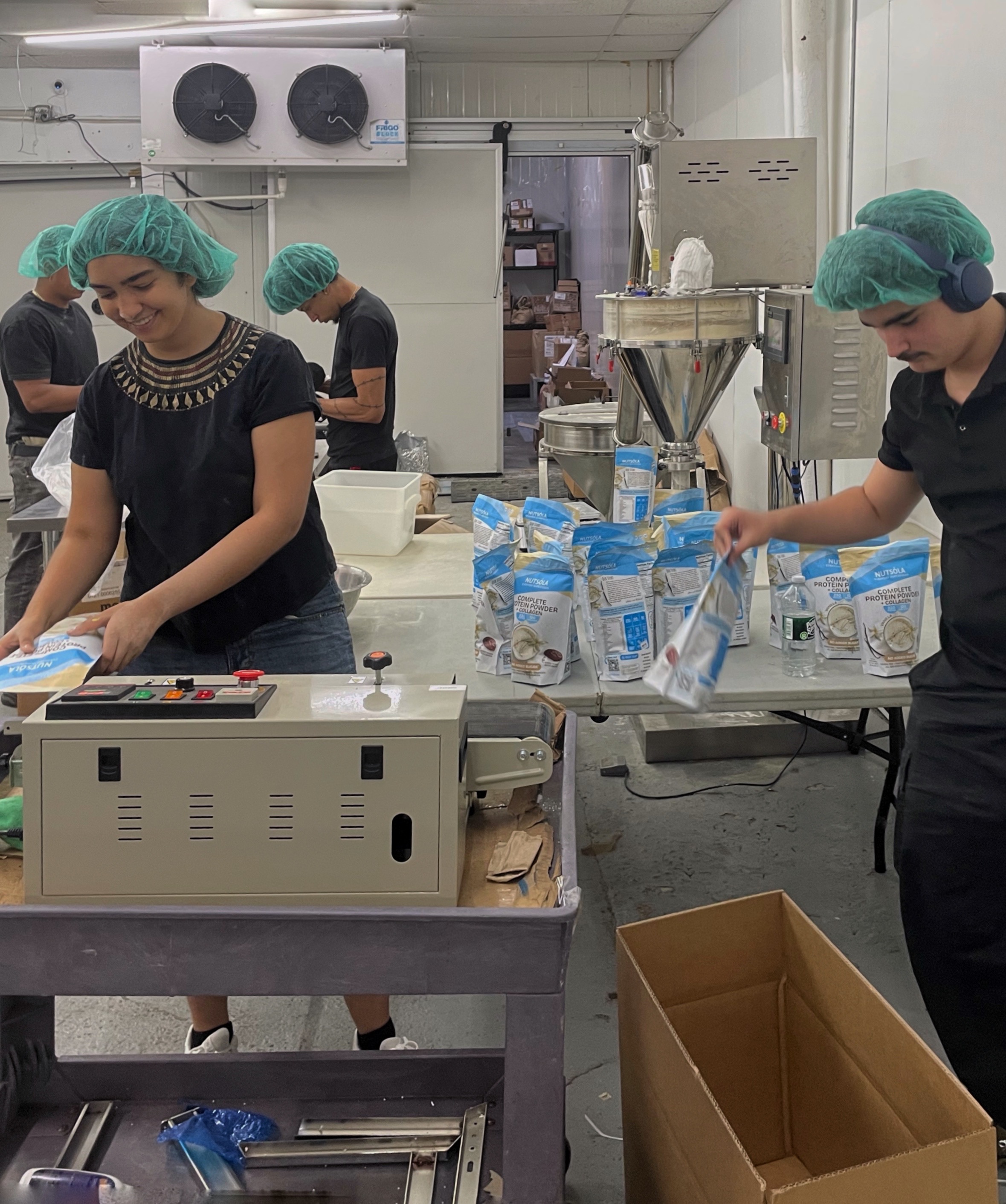Packed, ready-to-ship food products at Salt Road Food Hub
